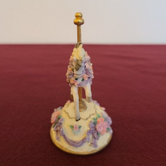 Westland 1997 Musical Carousel Horse Plays "My Favorite Things" Vintage Works - Picture 3 of 15